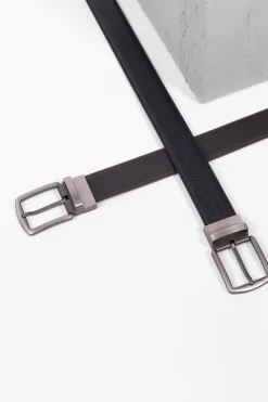 Hexagona Belt<Adjustable belt - Leather