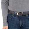 Hexagona Belt<Adjustable belt - Leather