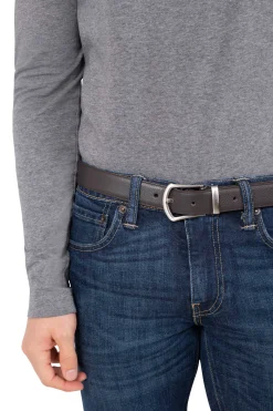Hexagona Belt<Adjustable belt - Leather