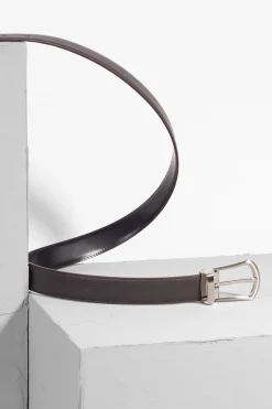 Hexagona Belt<Adjustable belt - Leather
