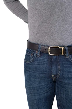 Hexagona Belt<Adjustable belt - Leather