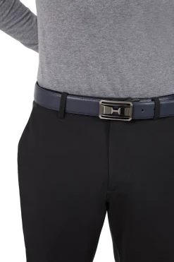 Hexagona Belt<Adjustable belt - Split leather