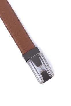 Hexagona Belt<Adjustable belt - Split leather