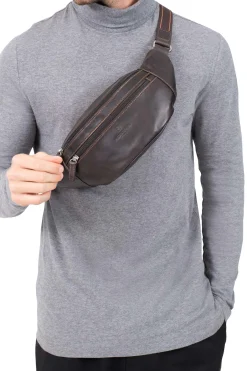 Hexagona Shoulder Bag & Belt Bag<Belt bag - Leather