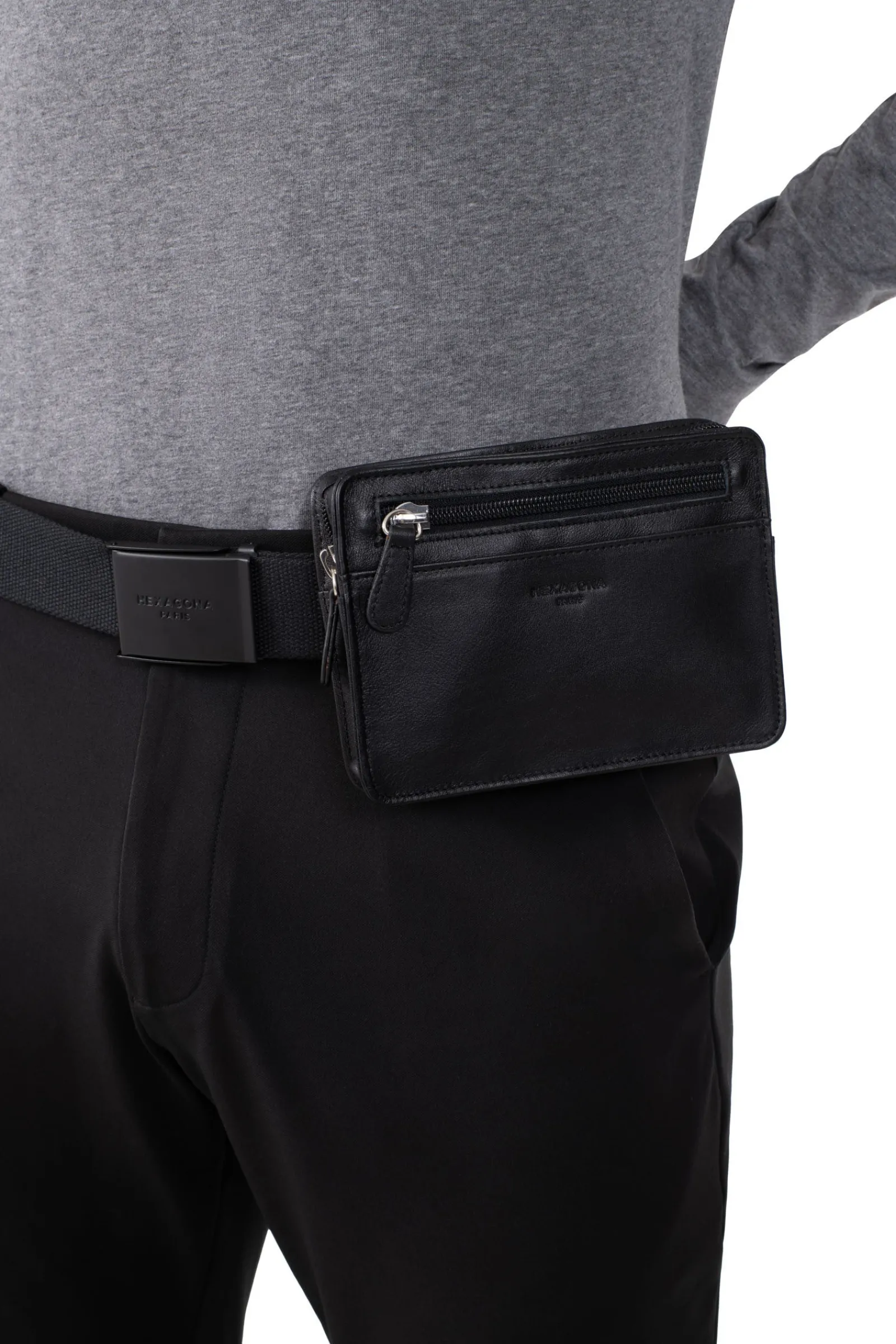Hexagona Pouch<Belt pouch - Leather