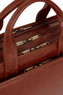 Hexagona Document Holder<Briefcase - 15" & A4 - Leather