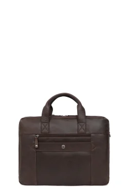 Hexagona Document Holder<Briefcase - 15" & A4 - Leather