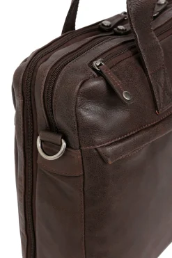 Hexagona Document Holder<Briefcase - 15" & A4 - Leather