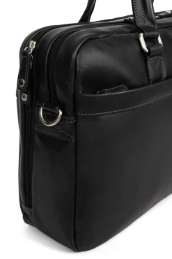 Hexagona Document Holder<Briefcase - 17" & A4 - Leather