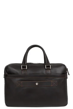 Hexagona Document Holder<Briefcase - 17" & A4 - Leather