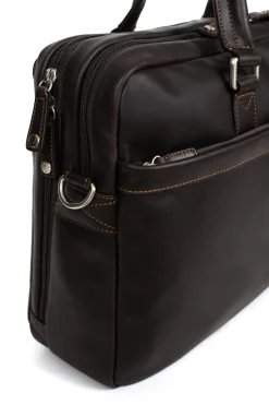 Hexagona Document Holder<Briefcase - 17" & A4 - Leather