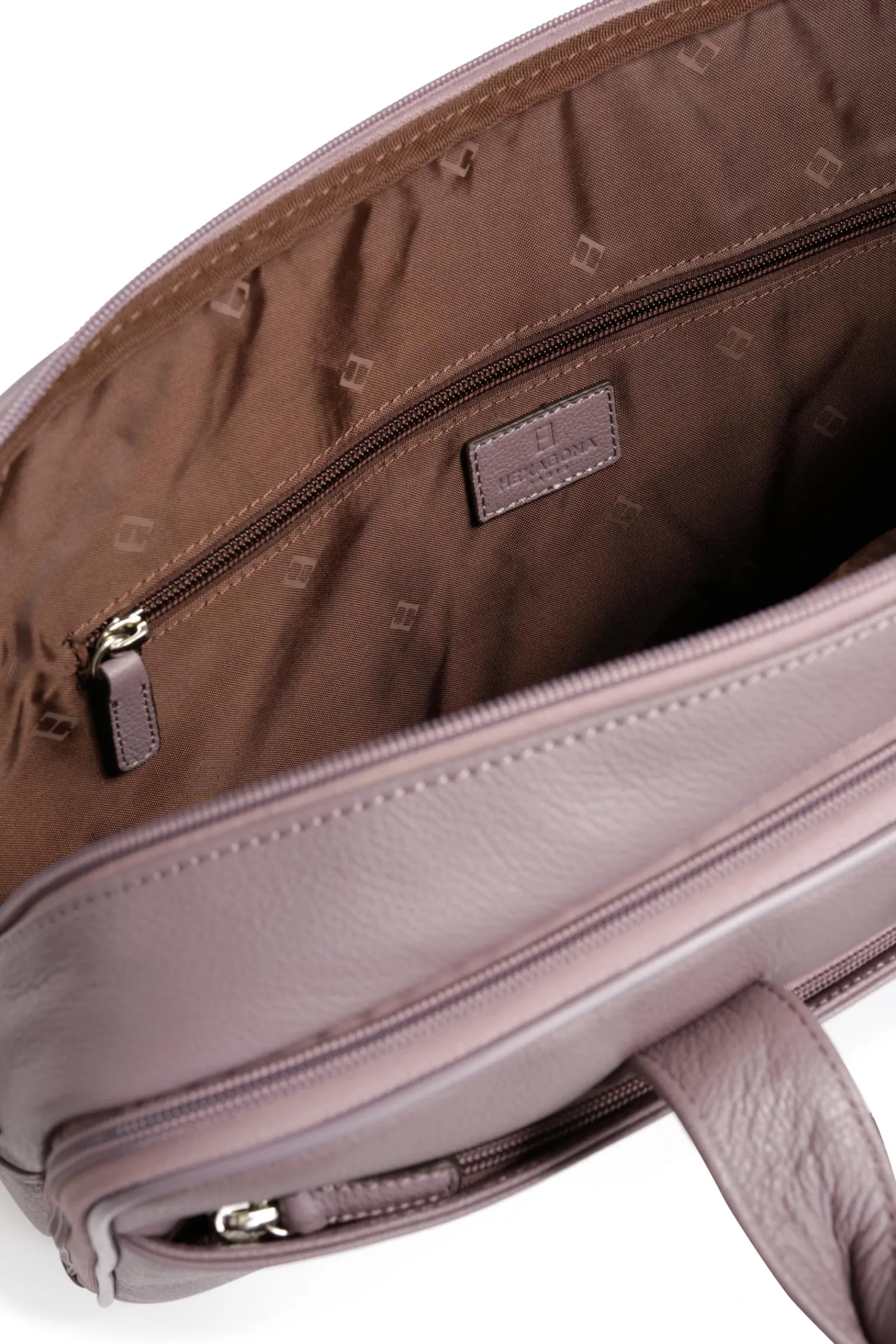 Women Hexagona Handbag<Briefcase - 15" & A4 - Leather