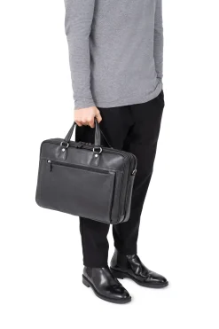 Hexagona Document Holder<Briefcase - A4 - Leather