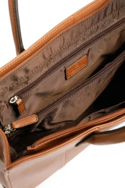 Women Hexagona Handbag<Briefcase - A4 - Leather