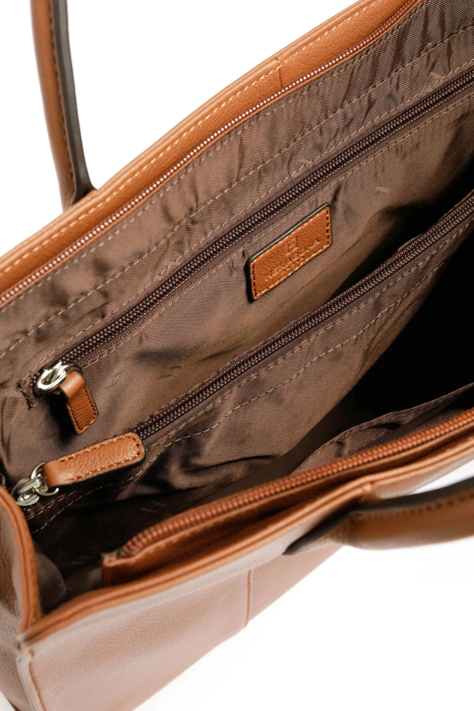 Women Hexagona Handbag<Briefcase - A4 - Leather