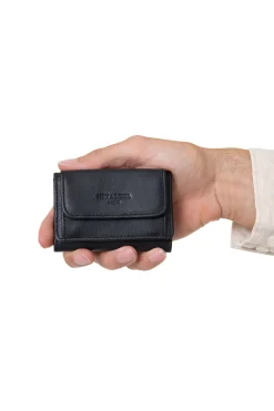 Women Hexagona Card Holder|Card Holder<Card holder - 2 flaps - Stop RFID - Leather