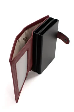 Women Hexagona Card Holder|Card Holder<Card holder case - 1 flap - Stop RFID - Leather