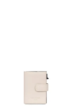 Women Hexagona Card Holder<Card holder case - 2 flaps - Stop RFID - Leather