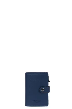 Women Hexagona Card Holder<Card holder case - 2 flaps - Stop RFID - Leather