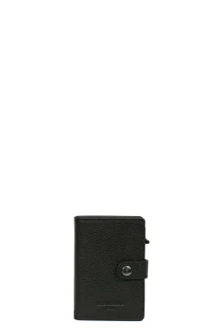 Women Hexagona Card Holder<Card holder case - 2 flaps - Stop RFID - Leather