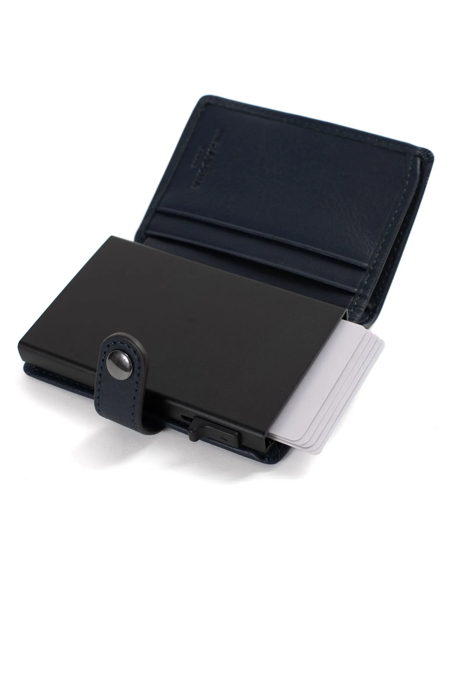 Women Hexagona Card Holder|Card Holder<Card holder case - 2 flaps - Stop RFID - Leather