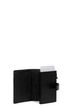 Women Hexagona Card Holder|Card Holder<Card holder case - 2 flaps - Stop RFID - Leather