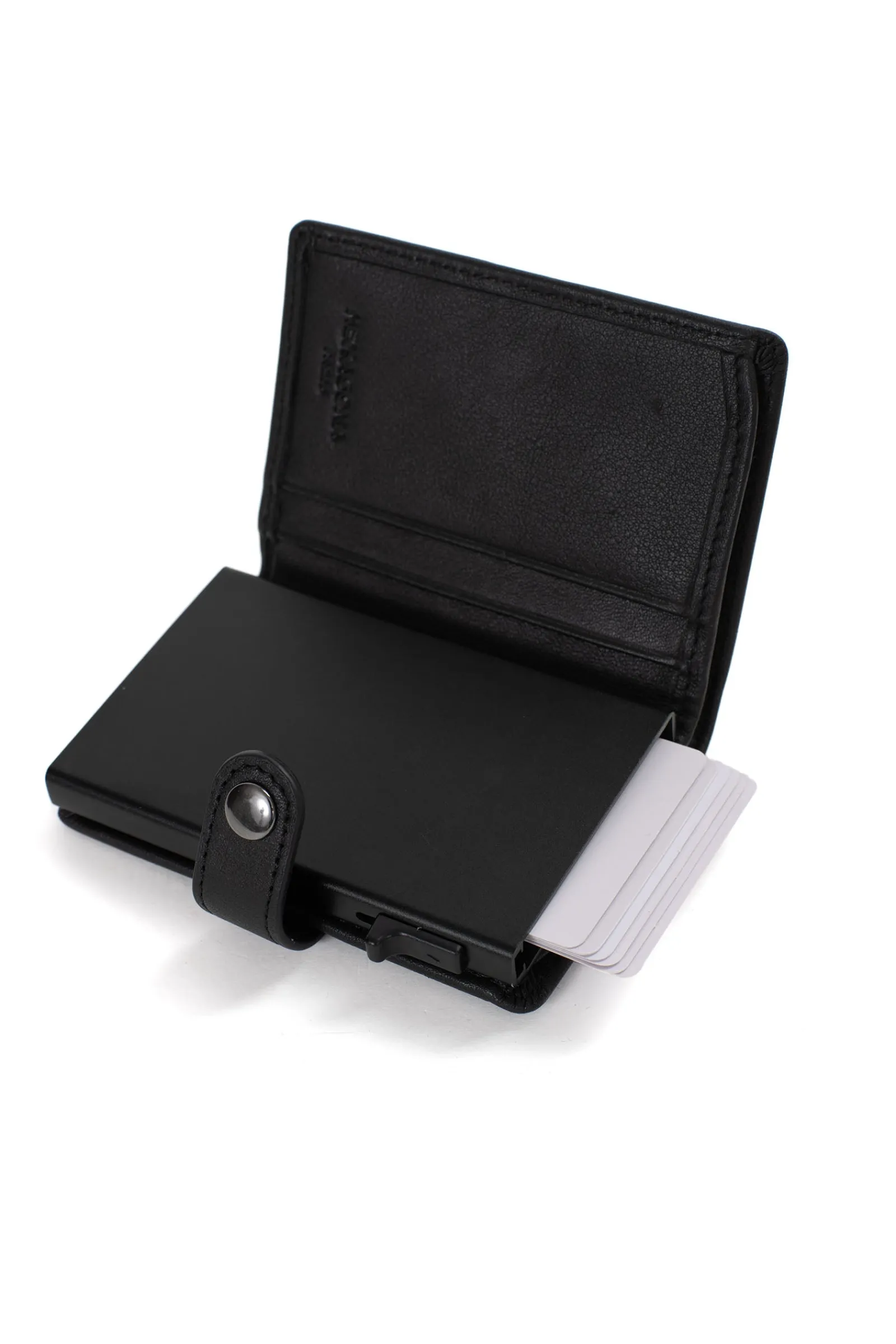 Women Hexagona Card Holder|Card Holder<Card holder case - 2 flaps - Stop RFID - Leather