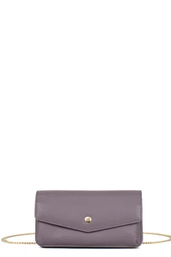 Women Hexagona Pouch & Belt Bag<Cellphone purse with wallet - 1 flap - RFID blocking - Leather