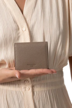 Women Hexagona Wallet<Coin purse - 1 flap - Leather