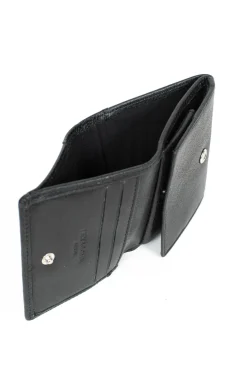 Hexagona Wallet<Coin purse - 1 flap - Leather