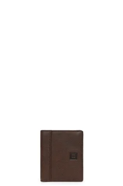 Hexagona Wallet<Coin purse - 1 flap - Leather