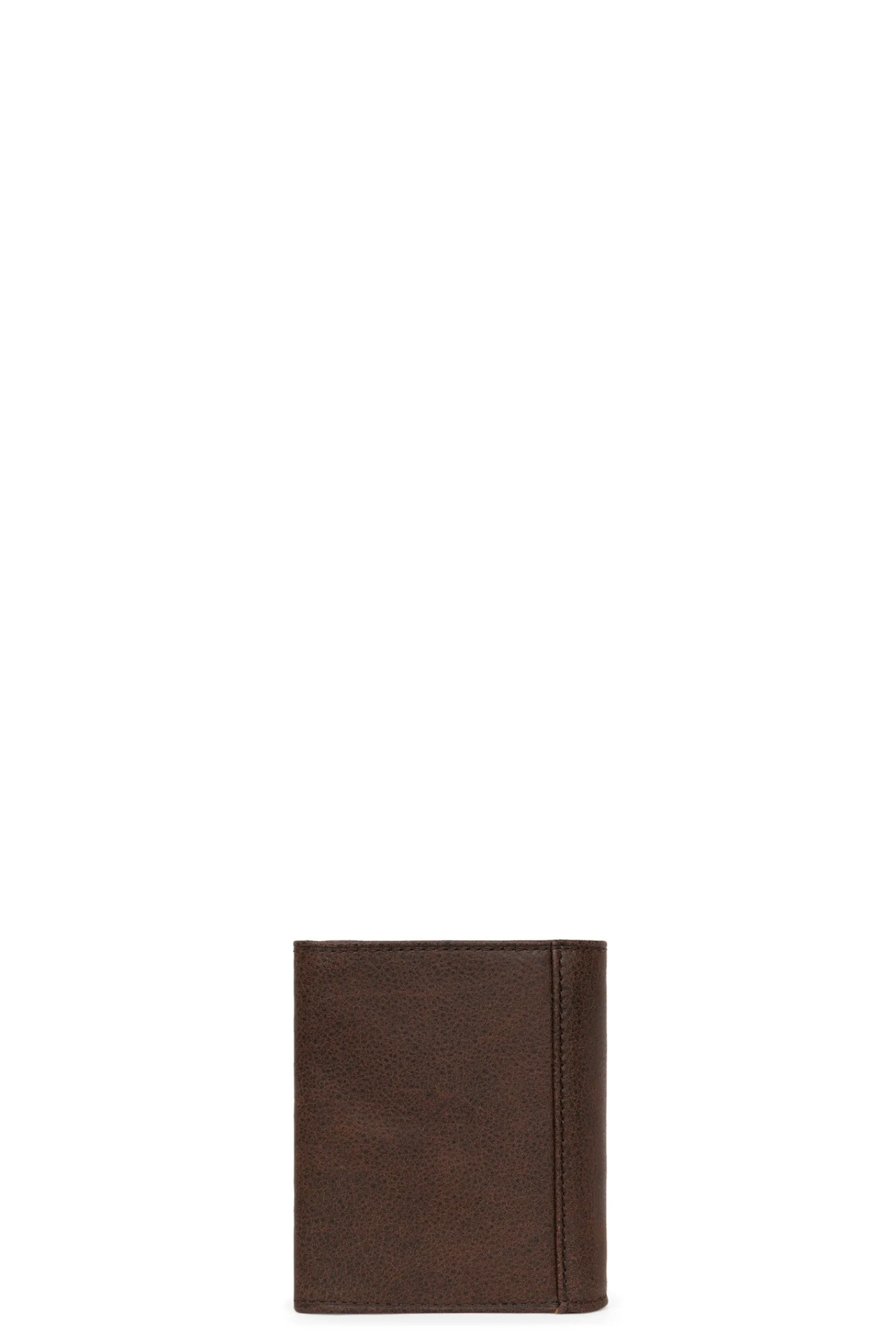 Hexagona Wallet<Coin purse - 1 flap - Leather