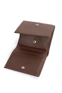 Hexagona Wallet<Coin purse - 1 flap - Leather