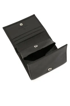 Hexagona Wallet<Coin purse - 1 flap - Leather