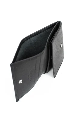 Hexagona Wallet<Coin purse - 1 flap - Leather