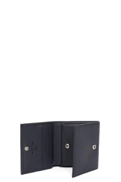 Hexagona Wallet<Coin purse - 1 flap - Leather