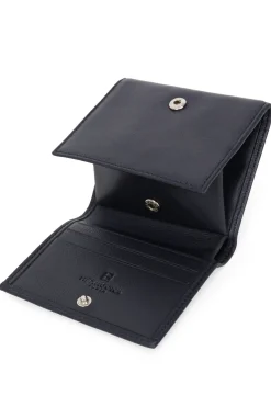 Hexagona Wallet<Coin purse - 1 flap - Leather