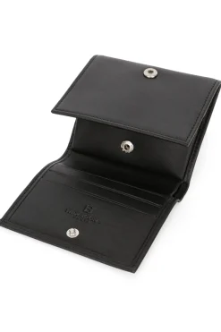 Hexagona Wallet<Coin purse - 1 flap - Leather