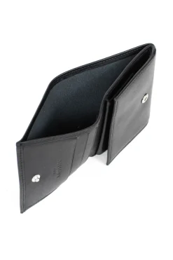 Hexagona Wallet<Coin purse - 1 flap - Leather
