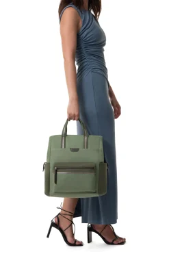 Women Hexagona Transformable Bag|Backpack<Convertible bag - 13" & A4