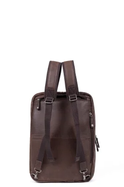 Hexagona Document Holder|Backpack<Convertible bag - 13" & A4 - Leather