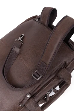 Hexagona Document Holder|Backpack<Convertible bag - 13" & A4 - Leather