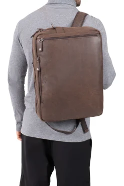 Hexagona Transformable Bag|Document Holder<Convertible bag - 15" & A4 - Leather