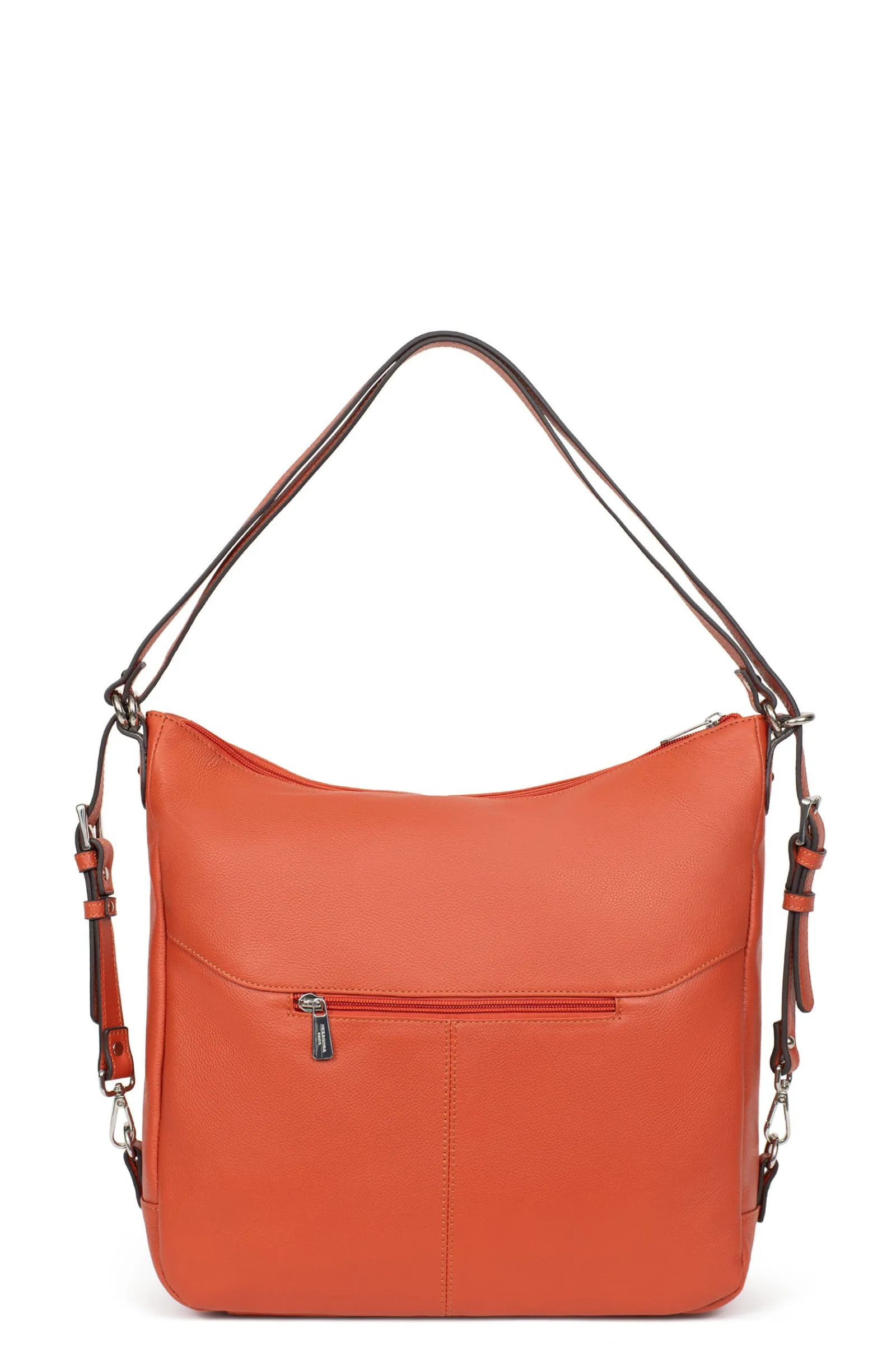 Women Hexagona Transformable Bag|Backpack<Convertible bag - A4 - Leather