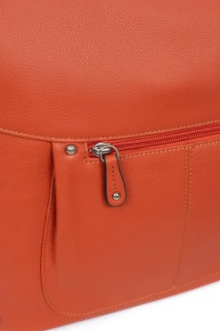 Women Hexagona Transformable Bag|Backpack<Convertible bag - A4 - Leather