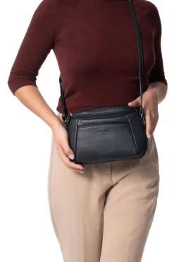 Women Hexagona Shoulder Bag<Crossbody bag - Leather