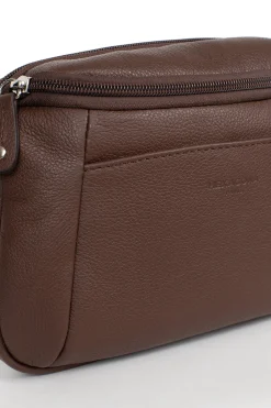 Women Hexagona Shoulder Bag<Crossbody bag - Leather