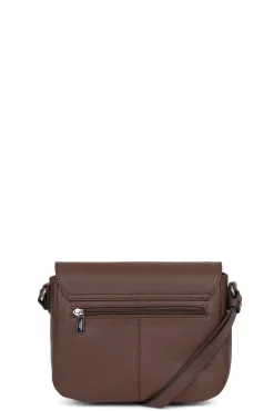 Women Hexagona Shoulder Bag<Crossbody bag - Leather