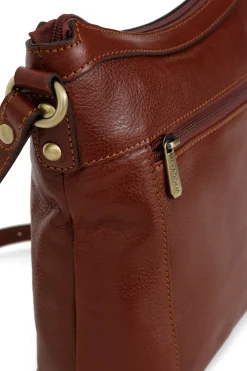 Women Hexagona Shoulder Bag<Crossbody bag - Leather