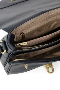 Women Hexagona Shoulder Bag<Crossbody bag - Leather